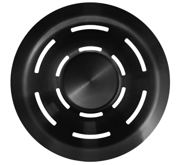 Obrazek Odpływ FLOW PRO grafit z prostokątnym przelewem